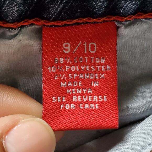 U.S. Polo Assn. Blue Straight Jeans Size 9/10 Juniors - Picture 9 of 10